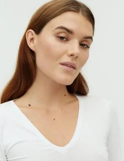 mbym Vanna GG Bluse - Hvid white Hot