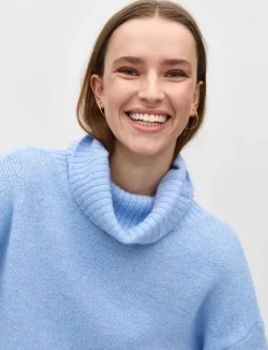 mbym Vesina-M Striktrøje - Lyseblå light blue Discount