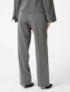 neo noir Alice Bedazzled Bukser - Grå grey Discount