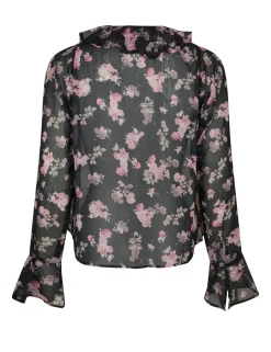 neo noir Anika Marigold Bluse - print Outlet