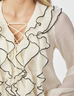 neo noir Arloca Bluse - creme