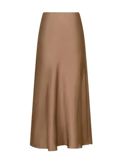 neo noir Bovary Nederdel - Sand beige Online