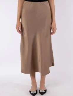 neo noir Bovary Nederdel - Sand beige Online