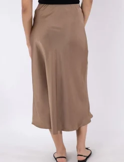 neo noir Bovary Nederdel - Sand beige Online