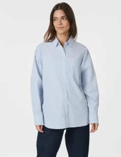 neo noir Dalma Pattern Stone Skjorte - Stribet striped Best