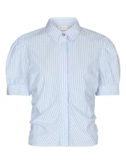 neo noir Frannie Stripe Skjorte - Stribet striped Discount