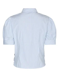 neo noir Frannie Stripe Skjorte - Stribet striped Discount