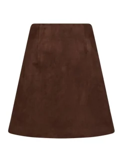 neo noir Hemie Imitated Suede Nederdel - Brun brown Best