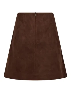 neo noir Hemie Imitated Suede Nederdel - Brun brown Best