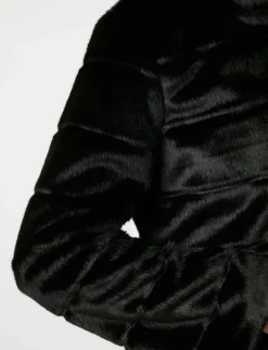 neo noir Kahlia Shaved Faux Fur Jakke - Sort black Best