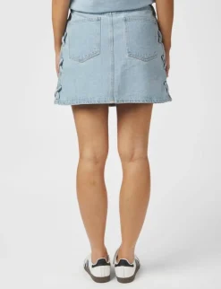 neo noir Kessia Braid Nederdel - denim New