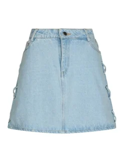 neo noir Kessia Braid Nederdel - denim New