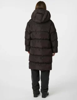 neo noir Lucette Puffer Jakke - Mørkebrun Dark Brown Discount