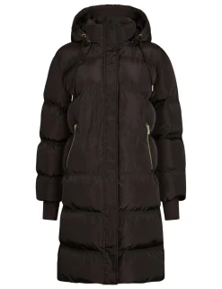 neo noir Lucette Puffer Jakke - Mørkebrun Dark Brown Discount