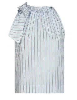 neo noir Maula Stripe Top - Stribet striped Outlet