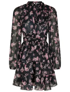 neo noir Mio Marigold Kjole - print Hot