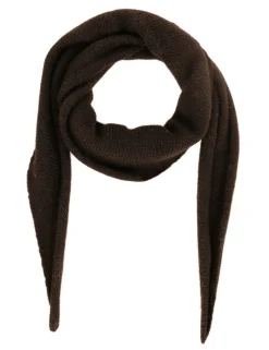 neo noir Misty Knit Tørklæde - Mørkebrun Dark Brown Hot