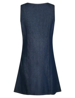 neo noir Nava Kjole - denim New