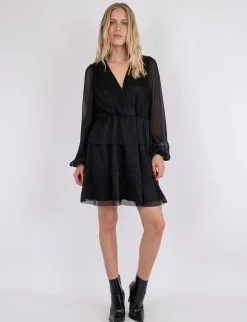 neo noir Nene Glitz Kjole - Sort black Best