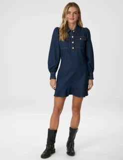 neo noir Nikko Kjole - denim Hot