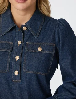 neo noir Nikko Kjole - denim Hot