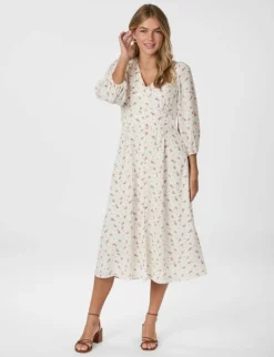 neo noir Olana Fleurie Flower Kjole - print