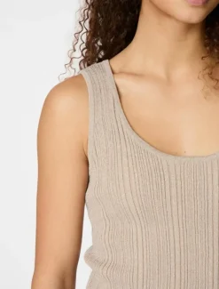 neo noir Ollie Knit Top - Sand beige Hot