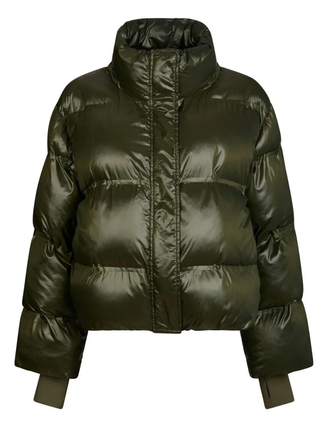neo noir Rhea Shiny Pufferjakke - Army Discount