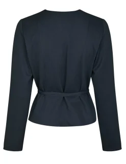 neo noir Simmi Bluse - Mørkeblå Dark Blue Sale