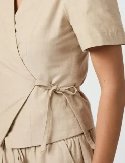 neo noir Simoni Stripe Bluse - Stribet striped Discount