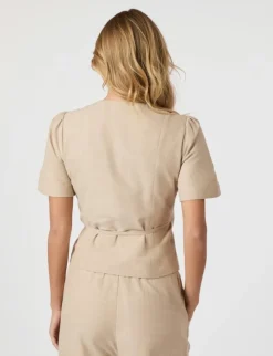 neo noir Simoni Stripe Bluse - Stribet striped Discount