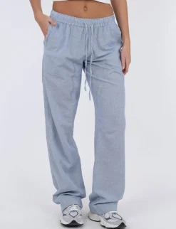 neo noir Sonar Mini Stripe Bukser - Stribet striped Hot