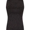 neo noir Talia Glitter Knit Top - Sort black Best