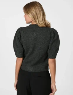 neo noir Trudy Deco Strik Cardigan - Grå grey Sale