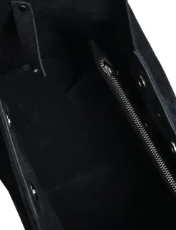 nunoo Chiara New Suede Taske - Sort black Sale