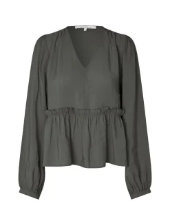 second female Carline Bluse - Mørkegrøn mørkegrøn Best