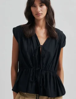 second female Felixa Top - Sort black Discount