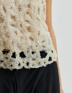 second female Gleam Top - Sand beige