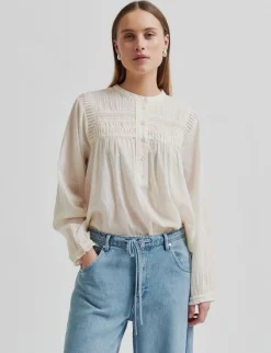 second female Maise Skjorte - Sand beige Best