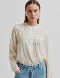 second female Maise Skjorte - Sand beige Best