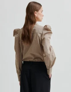 second female Serina Slim Skjorte - Stribet striped Best