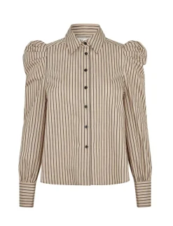 second female Serina Slim Skjorte - Stribet striped Best