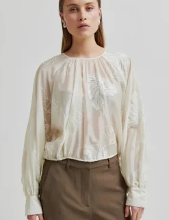 second female Veria Bluse - creme Sale