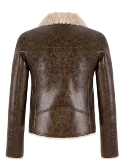 urbancode BJ19702 Vendbar Pilotjakke - Brun brown Online