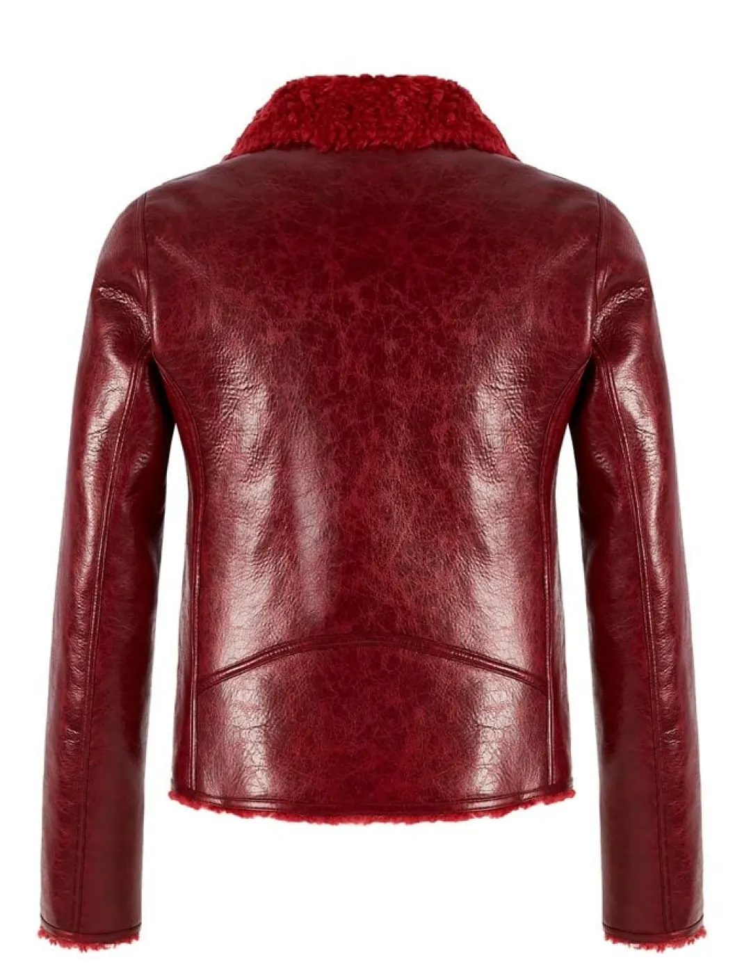 urbancode BJ19702 Vendbar Pilotjakke - Rød red Best